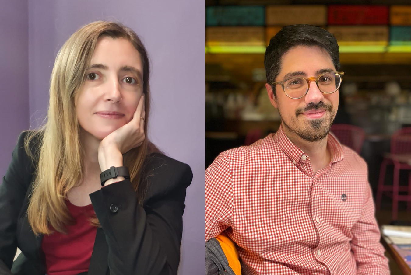 Profs. Elisa Alòs and Raúl Merino Profs. Elisa Alòs and Raúl Merino