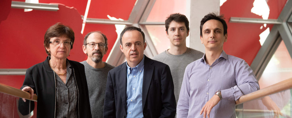 Prof. Juan José Ganuza and the project team - photo Fundación BBVA