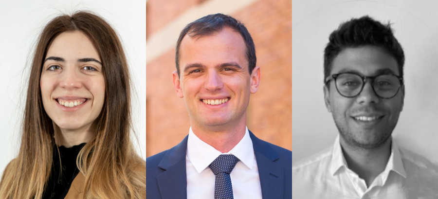 New tenure-track professors: Chiara Amorino, Vasily Korovkin, and Bruno Conte