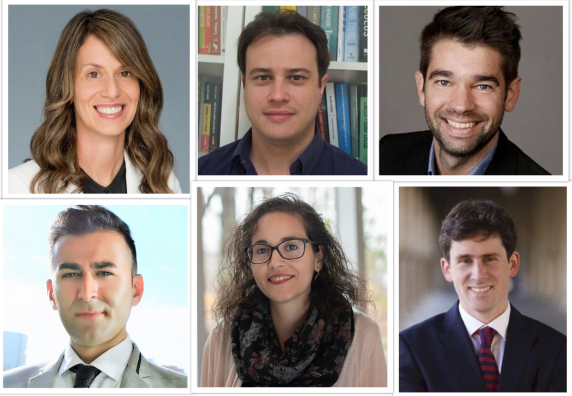 Awarded researchers: Jésica de Armas, Alex Frug, Björn Richter, Moha Ghaderi, Jessica Rodriguez, and Rodrigo Carril Six new Ramón y Cajal and Juan de la Cierva researchers at the Department of Economics and Business at UPF