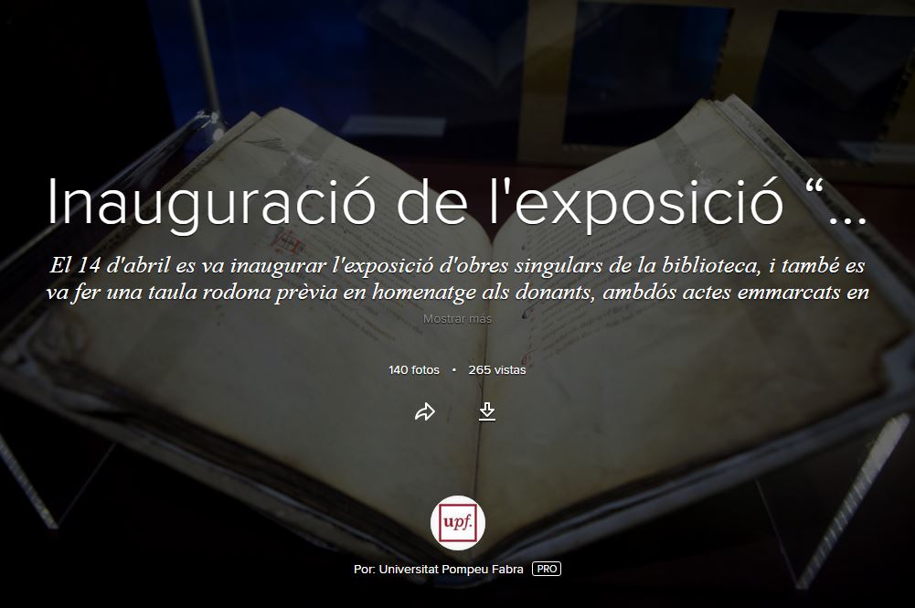 Inaguració exposició Exclòs de préstec
