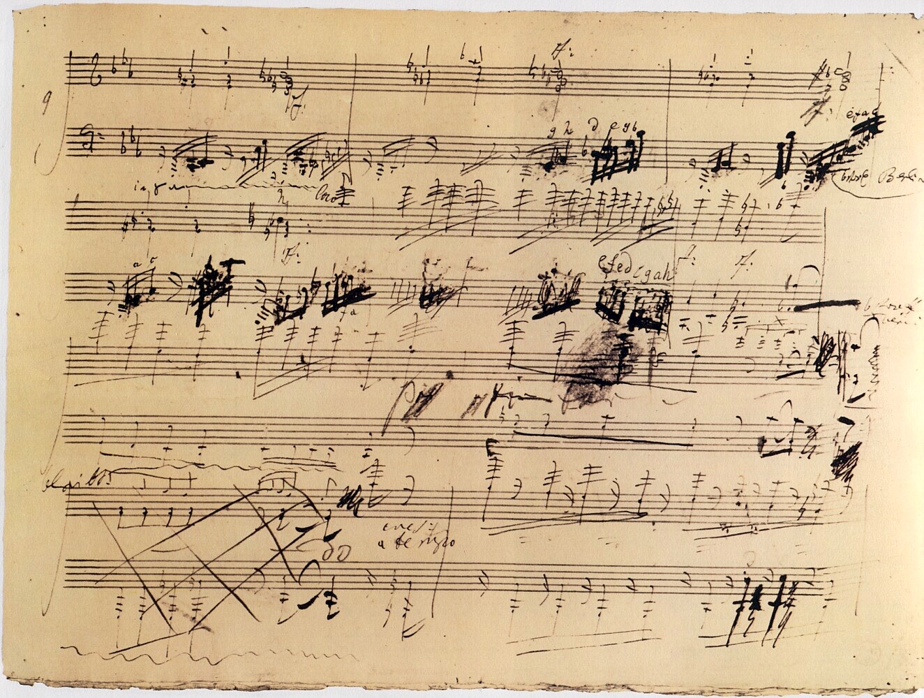 Beethoven, manuscrito, sonata para piano op. 111