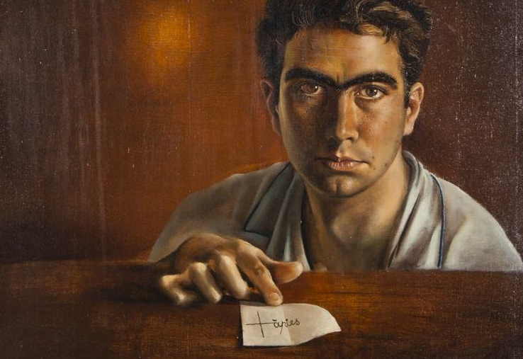 Antoni Tàpies, Autoretrat (1950). Museo Regional Moderno, Cartagena Imatge inicial - Antoni Tàpies, Autoretrat (1950). Museo Regional Moderno, Cartagena