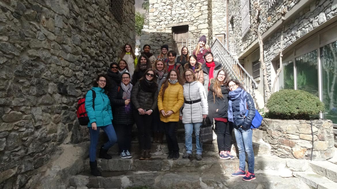 Visita del Voluntariat Lingüístic a Andorra la Vella 