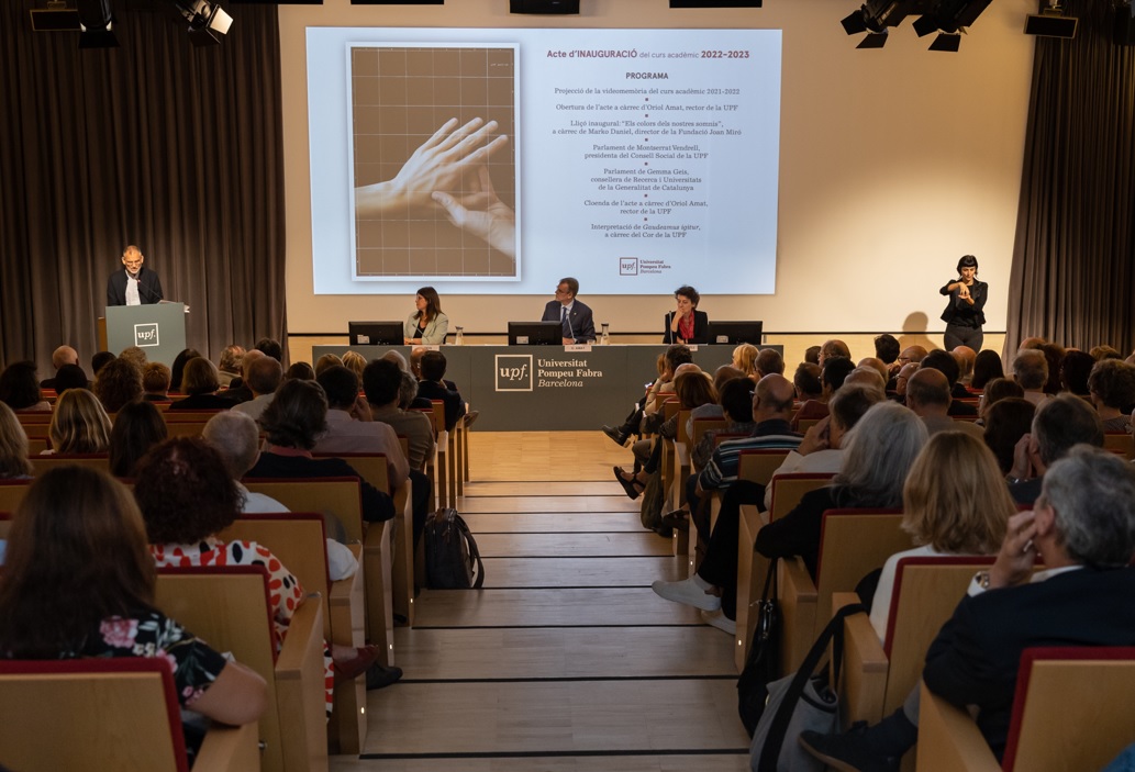 inauguració del curs acadèmic 2022-2023