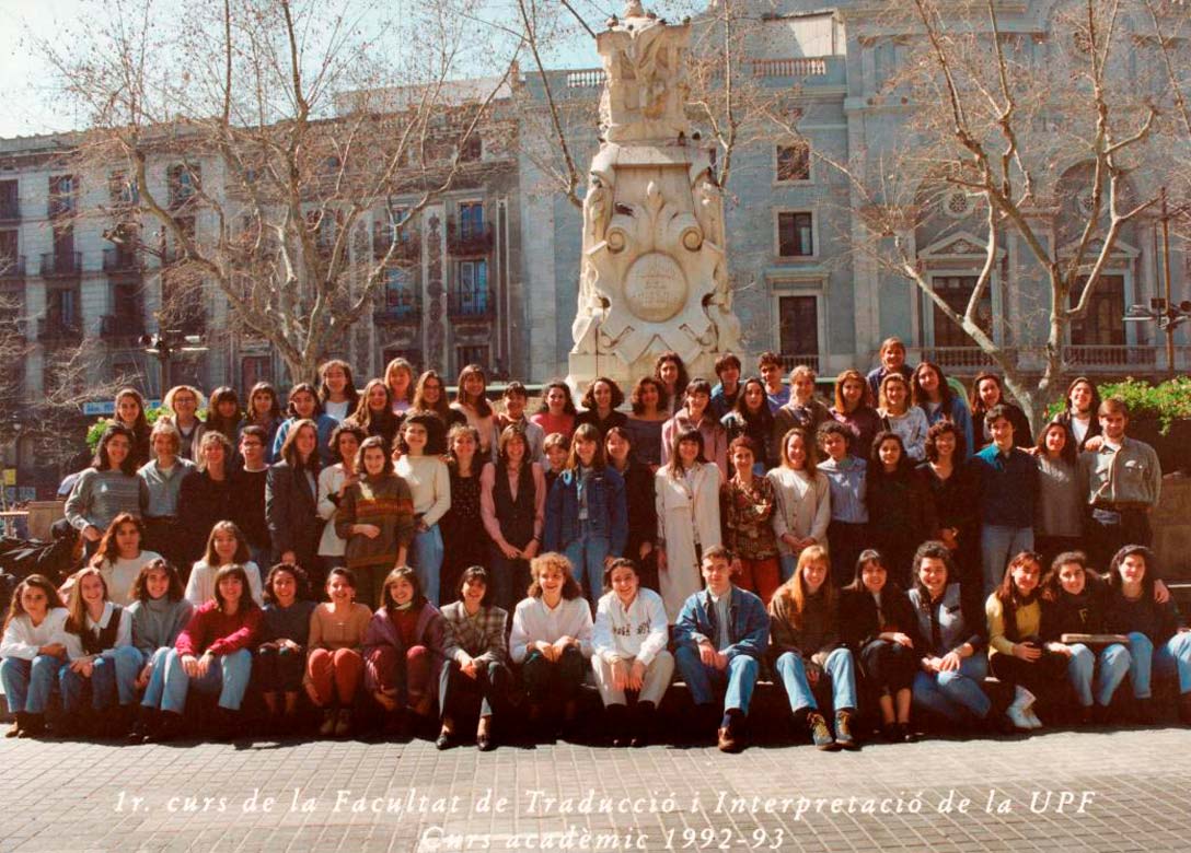 1992-93 Primer curs Facultat alumnes