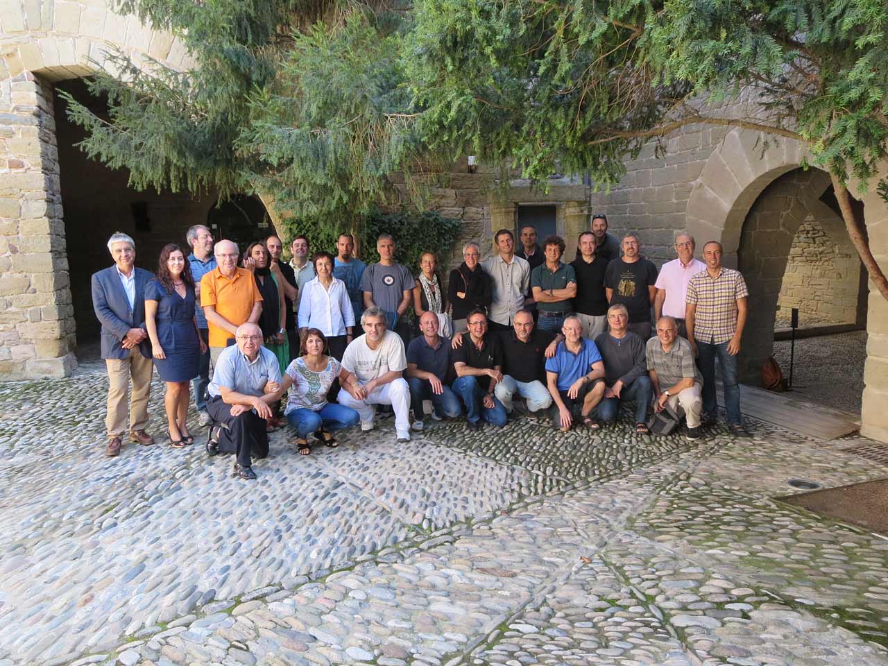 Personal docent i investigadors i administració del MELIS al retreat del 2014. Font: Arxiu UPF.