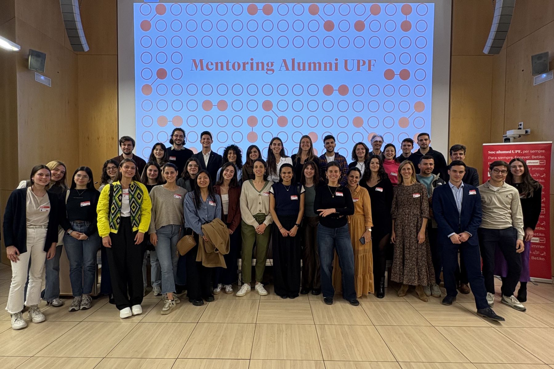 Participants de l’edició 2024-25 del programa anual Mentoring Alumni UPF Imatge inicial - Participants de l’edició 2024-25 del programa anual Mentoring Alumni UPF