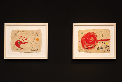 Les dues obres de Miró a l'Espai Tàpies de la UPF