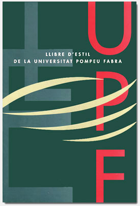 Llibre d'estil de la Universitat Pompeu Fabra