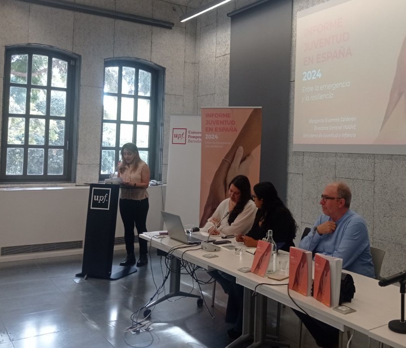 Presentació de l'informe Joventut a Espanya 2024 al campus del Poblenou.