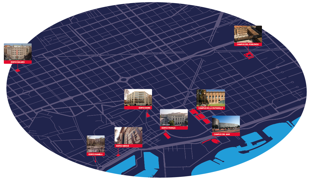 mapa dels campus