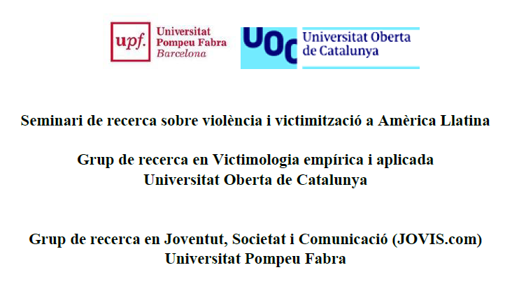 Seminari de recerca sobre violència i victimització a Amèrica Llatina