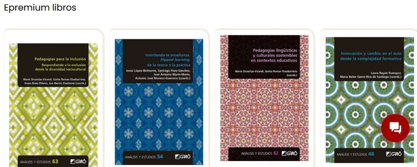 Graó ePremium Libros: nueva colección de libros electrónicos sobre educación