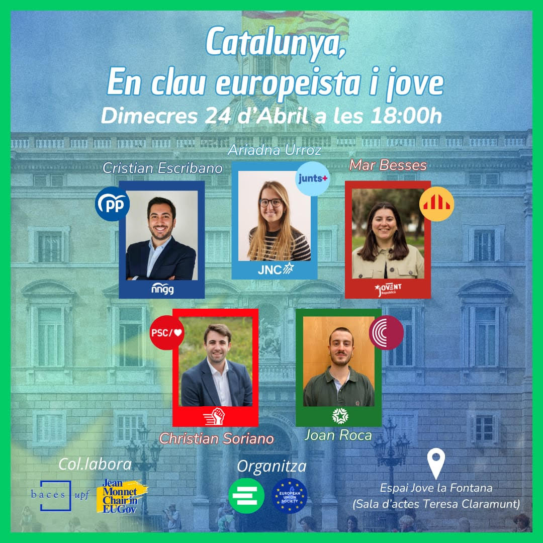 European Union Society Event - Catalonia, in a Europeanist and young perspective